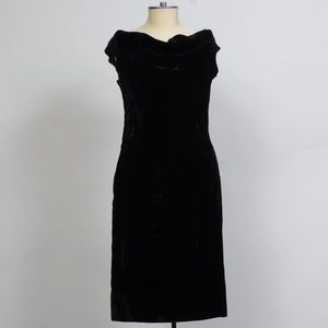 The 1950’s Crushed Velvet Cocktail Dress